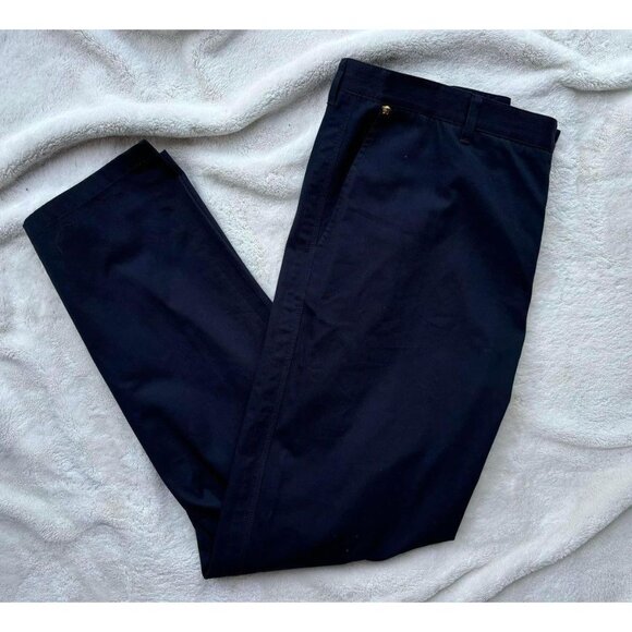 Versace Navy/Gold Medusa Pants - Picture 1 of 4